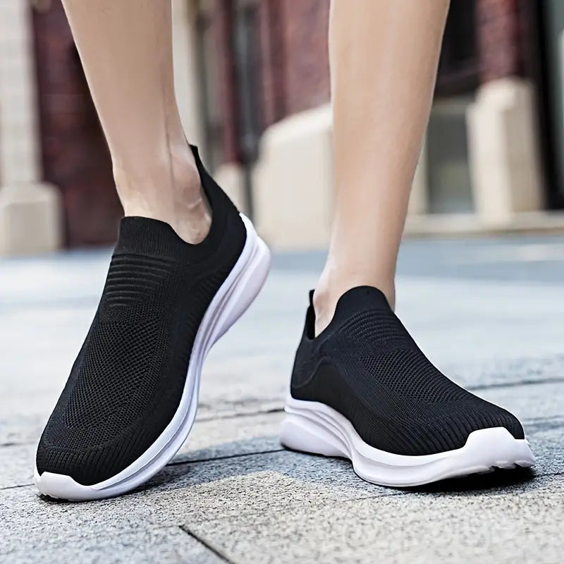 Sneakers Slip-On da Uomo con Tomaia Traspirante