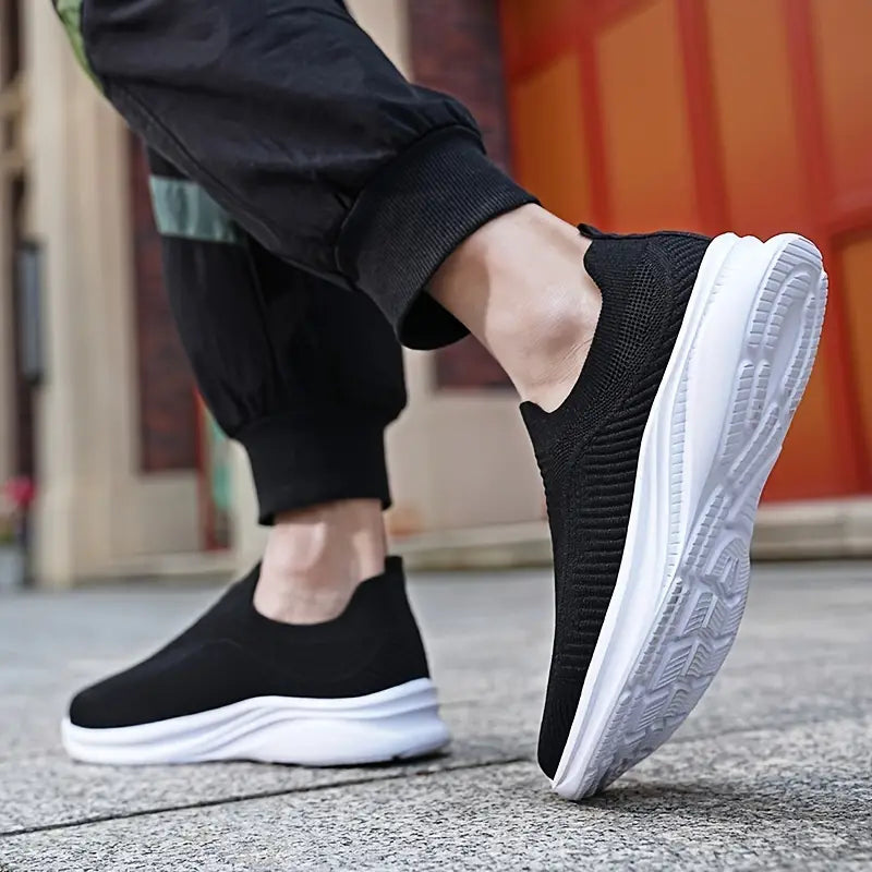 Sneakers Slip-On da Uomo con Tomaia Traspirante