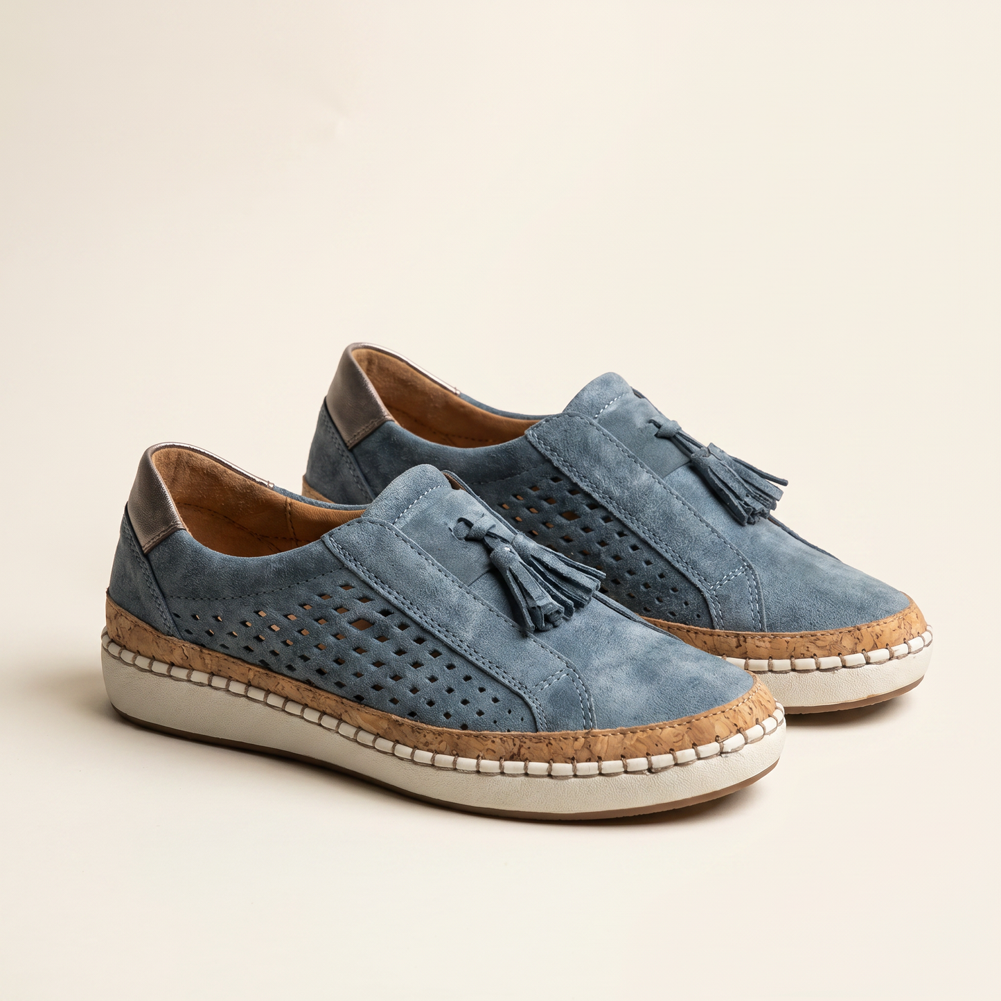 Sneakers slip-on traspiranti da donna | Scarpe ortopediche comode per l'uso quotidiano