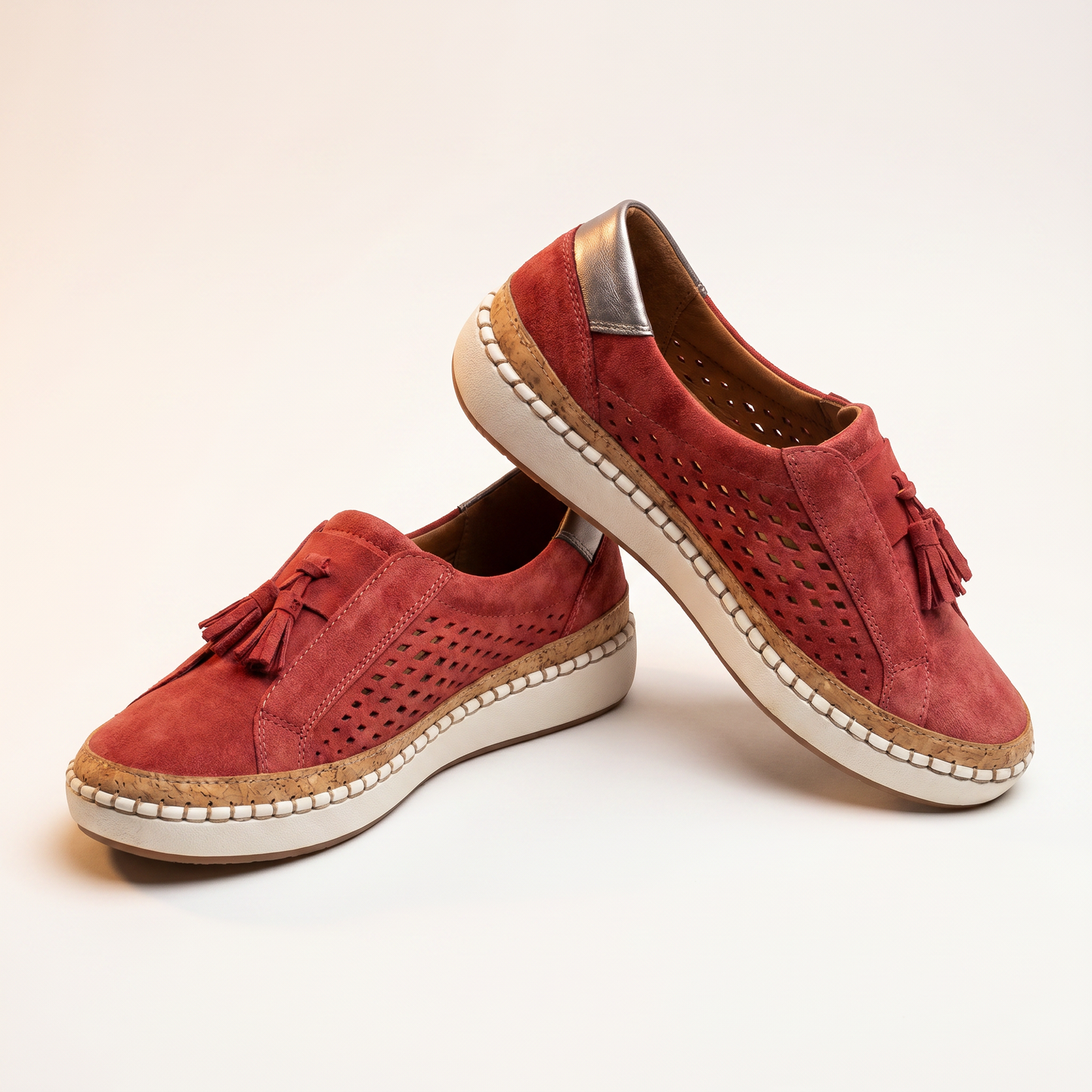 Sneakers slip-on traspiranti da donna | Scarpe ortopediche comode per l'uso quotidiano