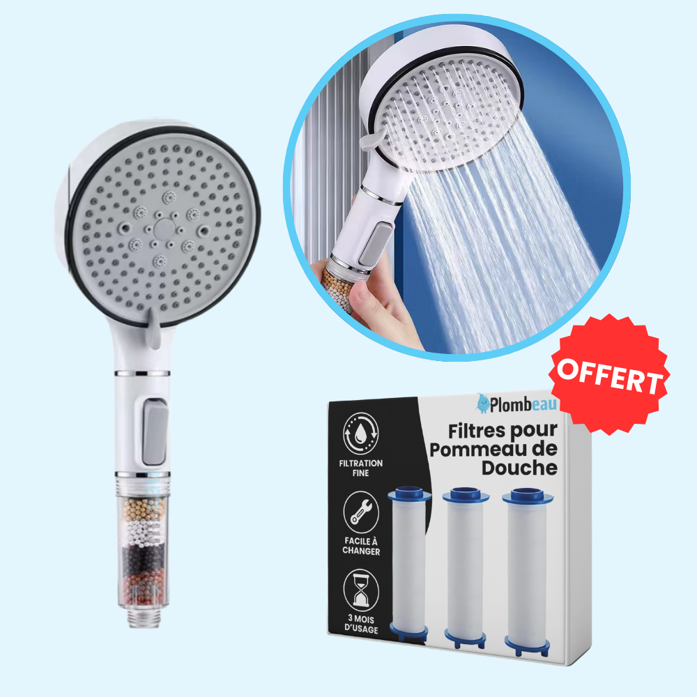 Soffione doccia anticalcare