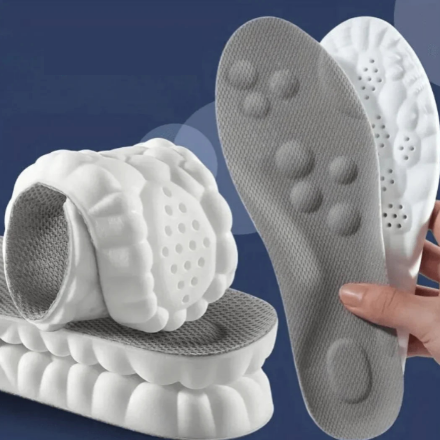 Solette per scarpe 4D confortevoli