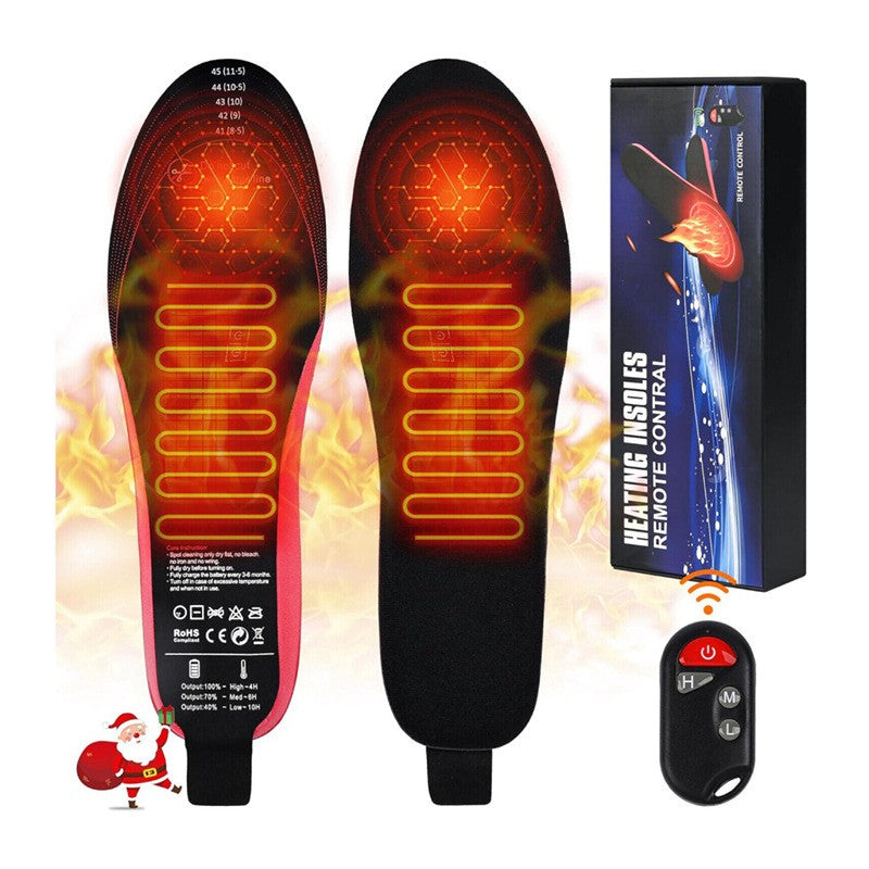 Solette riscaldabili ricaricabili per scarpe con riscaldamento wireless unisex