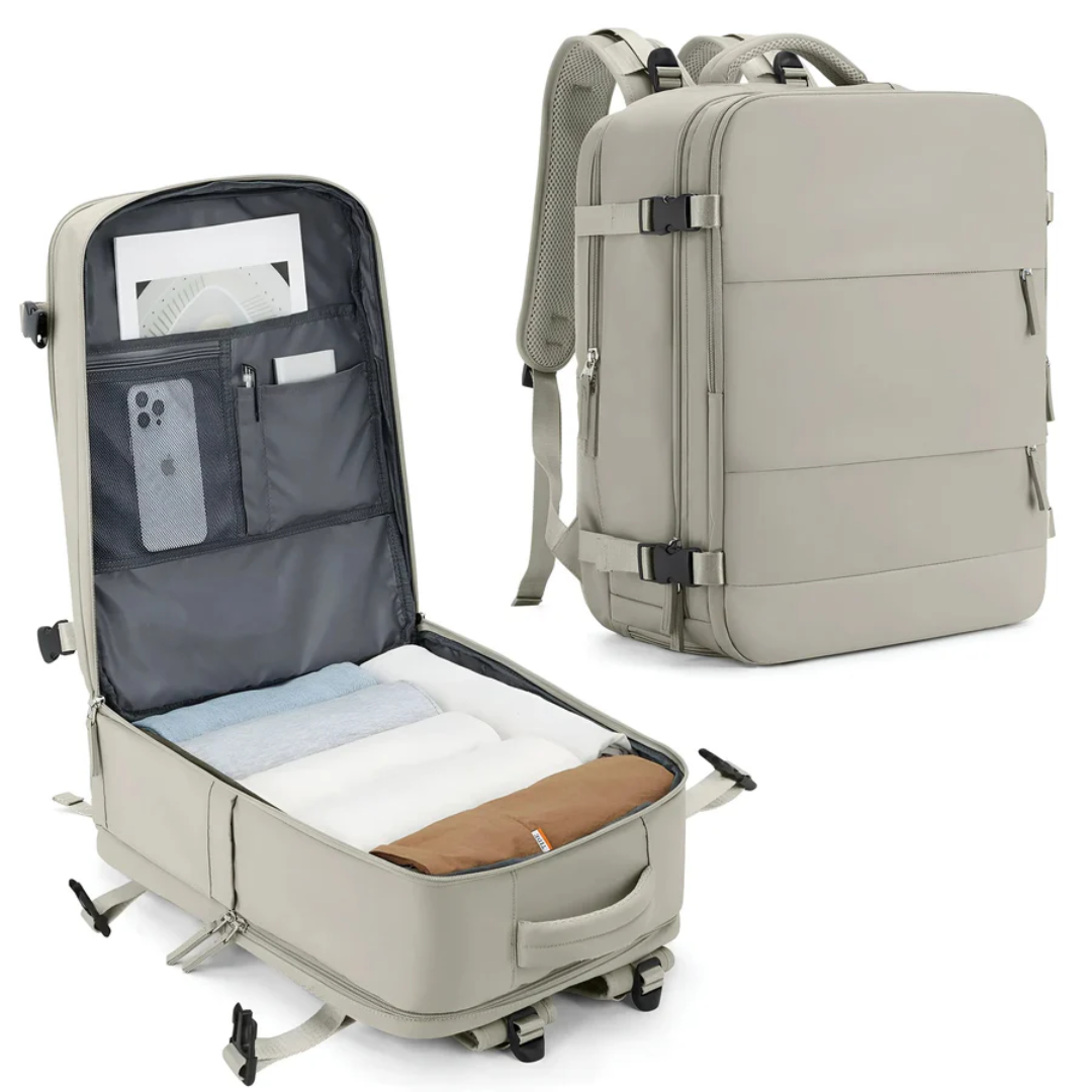 Spazioso zaino da viaggio unisex come bagaglio a mano per viaggiare con facilità