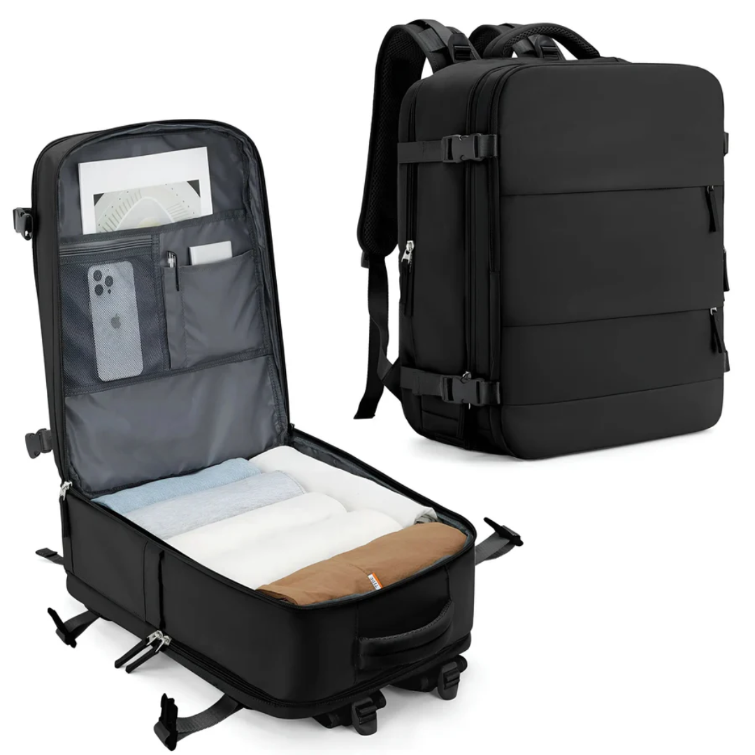 Spazioso zaino da viaggio unisex come bagaglio a mano per viaggiare con facilità