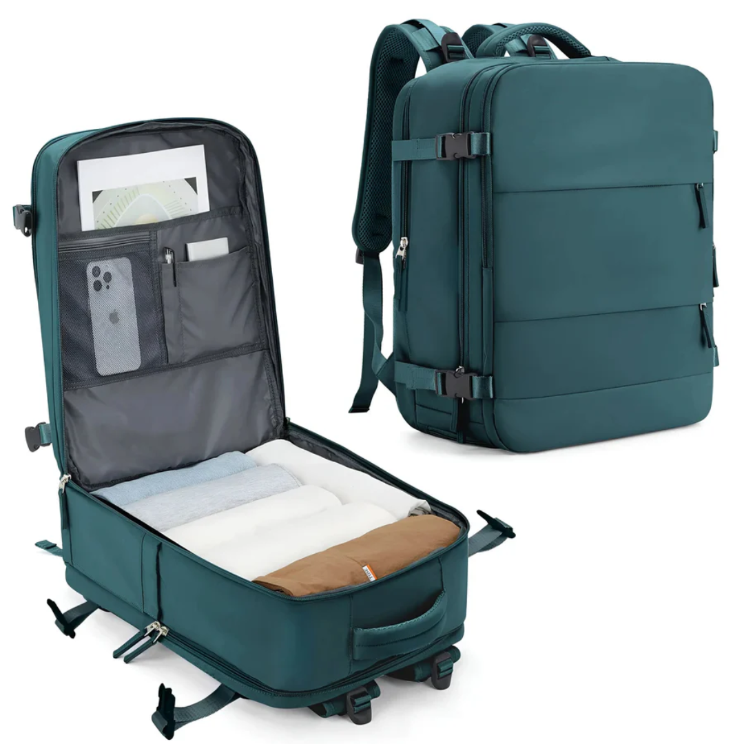 Spazioso zaino da viaggio unisex come bagaglio a mano per viaggiare con facilità