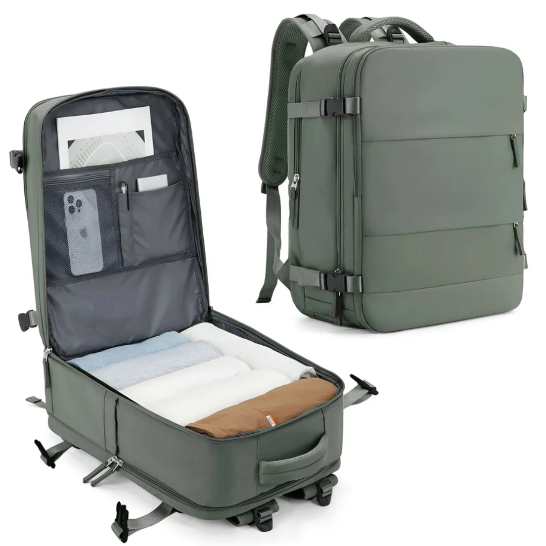 Spazioso zaino da viaggio unisex come bagaglio a mano per viaggiare con facilità