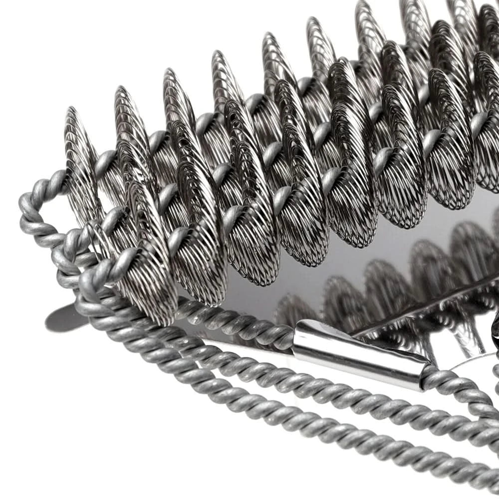 Spazzola per barbecue in acciaio inox senza setole