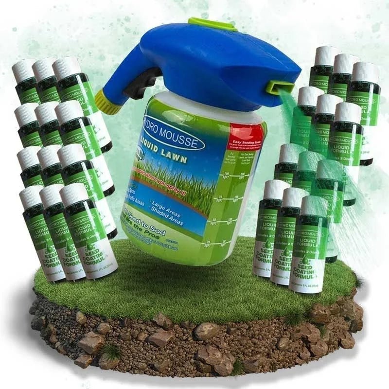 Spray Ecologico di Semi per Prato per una Crescita Perfetta dell'Erba