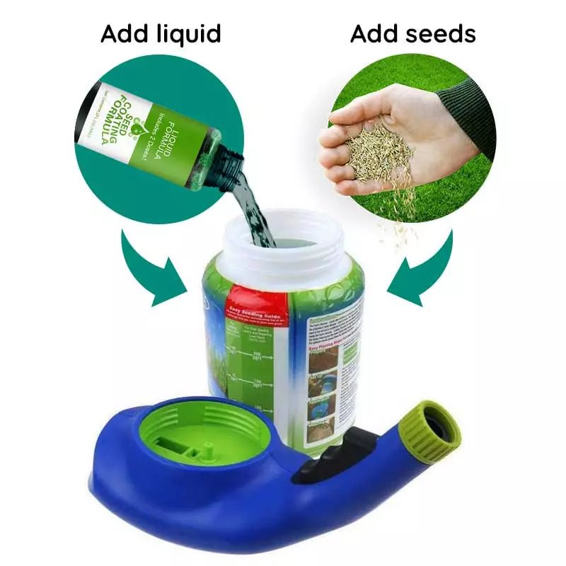 Spray Ecologico di Semi per Prato per una Crescita Perfetta dell'Erba