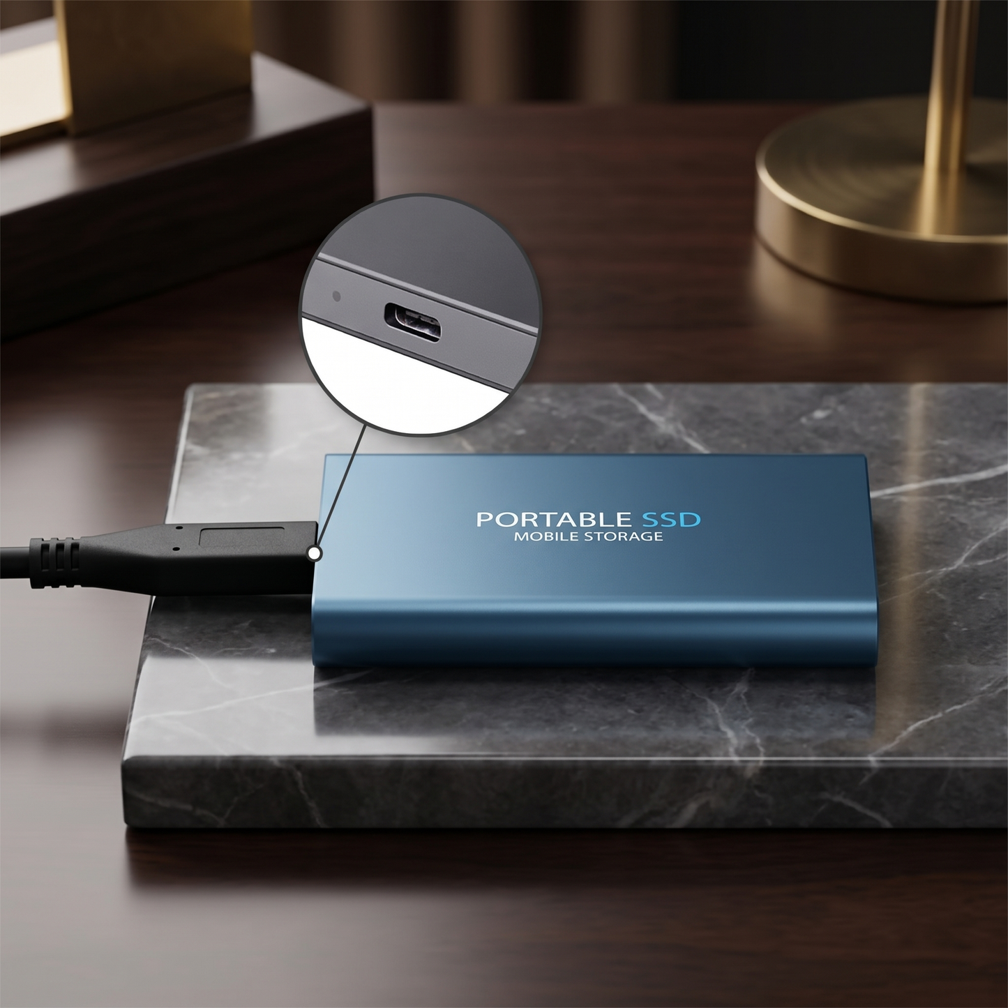 SSD Esterno con Velocità di Trasferimento di 1050 MB/s | Memoria Portatile da 128 GB per un Rapido Accesso ai Dati