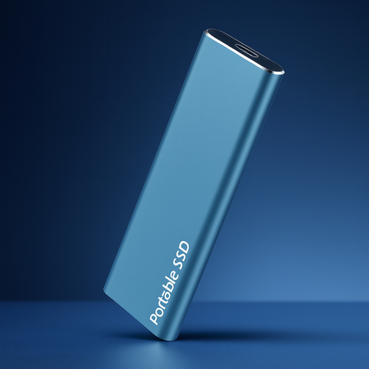 SSD Esterno Portatile in Alluminio – Trasferimenti Rapidi, Design Leggero, USB-C