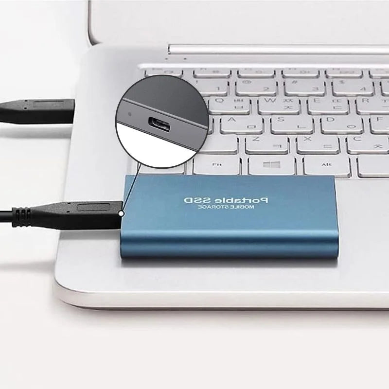 SSD Esterno Ultra Rapido – Archiviazione Portatile USB 3.1 (Fino a 128 GB)