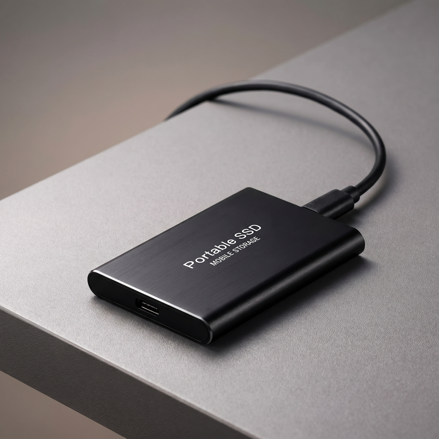 SSD Esterno Ultra Veloce | Hard Disk Portatile da 128 GB dal Design Compatto | Robusto Alloggiamento in Alluminio per Archiviazione ad Alte Prestazioni