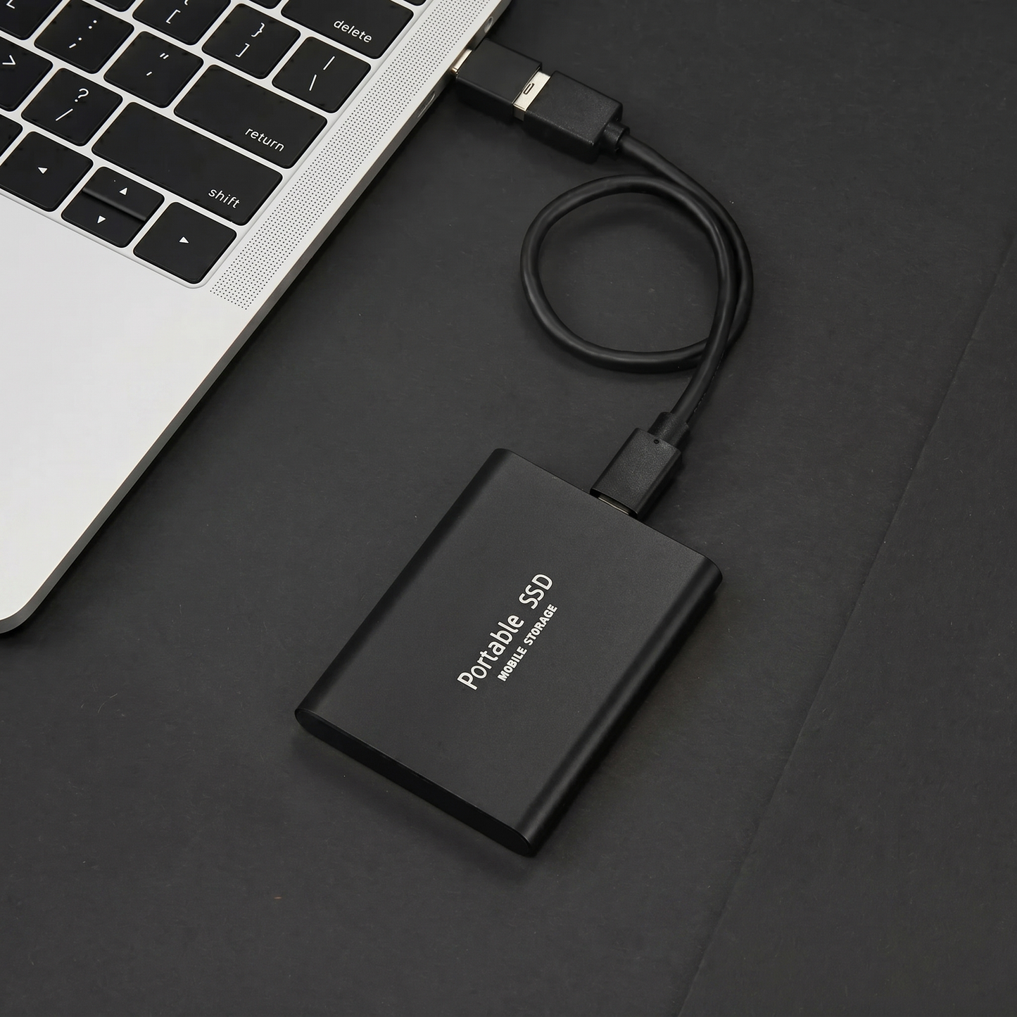 SSD Esterno Ultra Veloce | Hard Disk Portatile da 128 GB dal Design Compatto | Robusto Alloggiamento in Alluminio per Archiviazione ad Alte Prestazioni