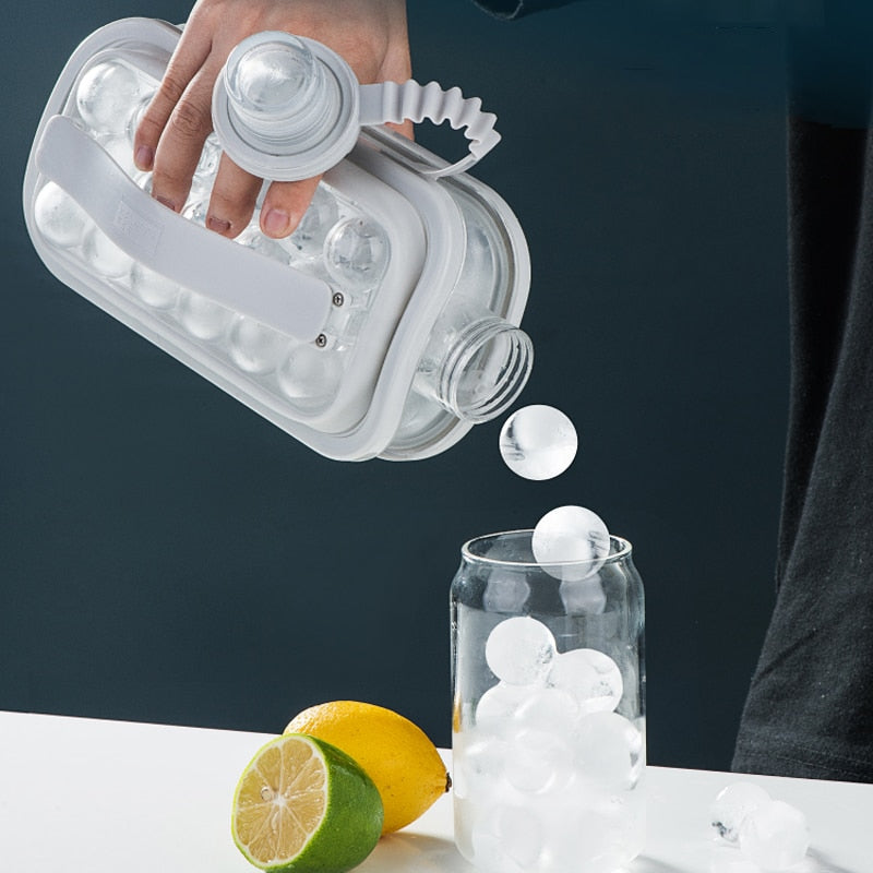 Stampo per 17 sfere di ghiaccio perfette – Mantiene le bevande ghiacciate