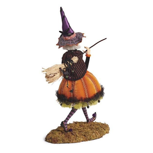 Statuetta di Halloween | Decorazione da Strega Fatta a Mano | Resina