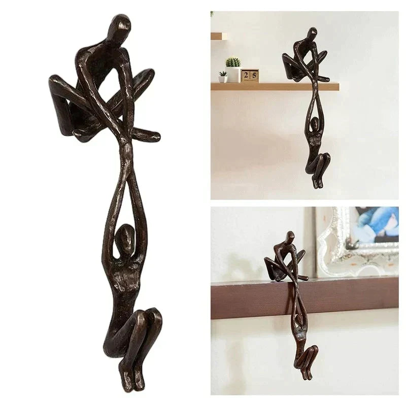 Statuetta scultorea Amore eterno e forza