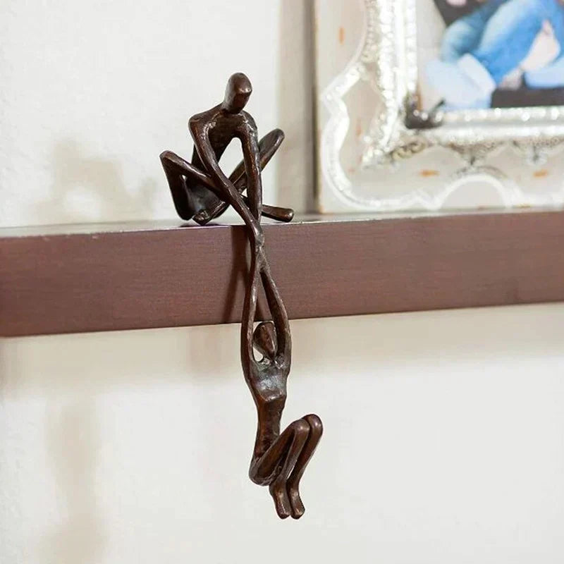 Statuetta scultorea Amore eterno e forza