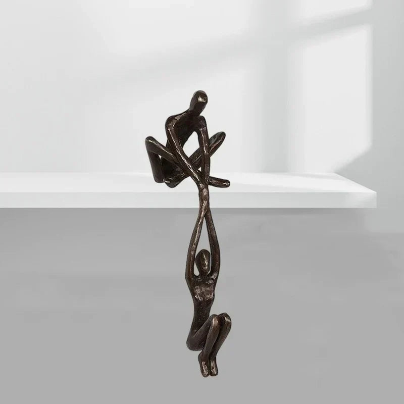 Statuetta scultorea Amore eterno e forza