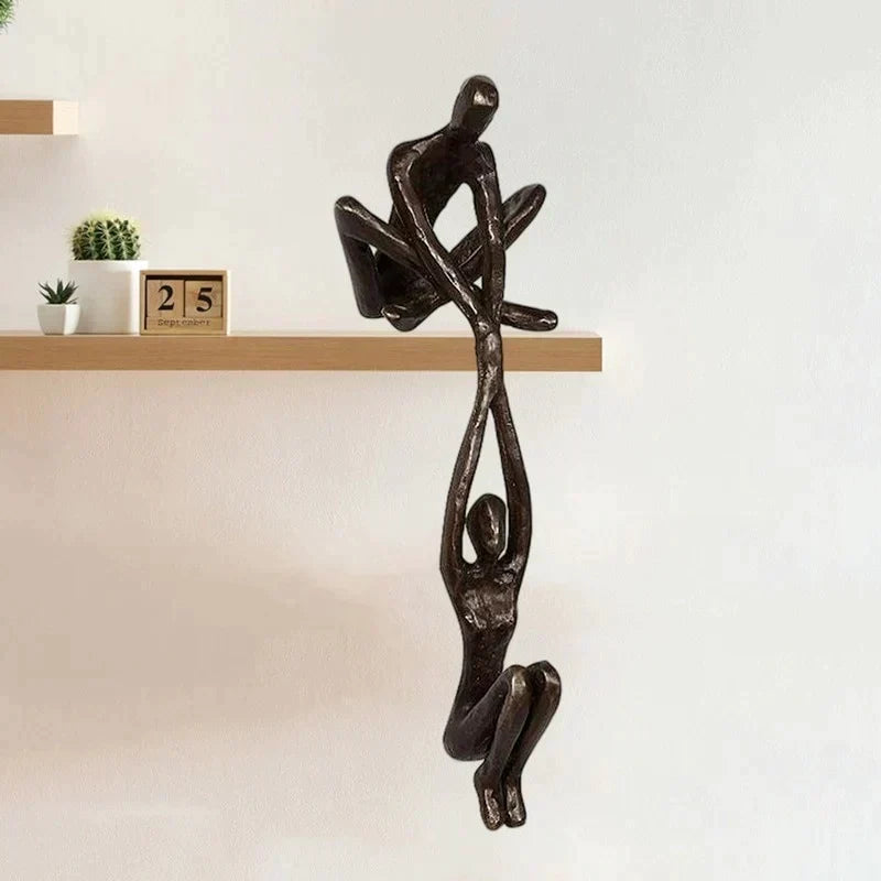 Statuetta scultorea Amore eterno e forza