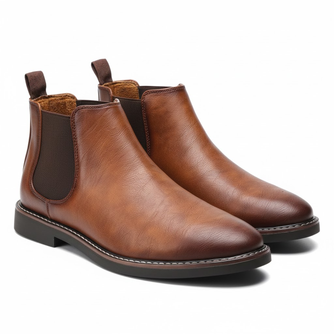 Stivaletti Chelsea Classici da Uomo con Vestibilità Moderna