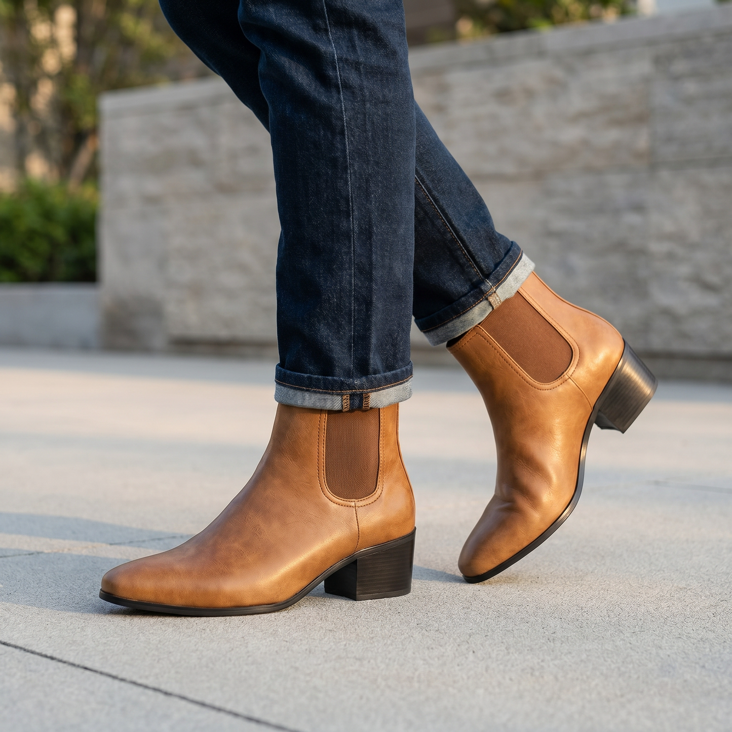 Stivaletti Chelsea da uomo con cerniera laterale | Calzature smart casual