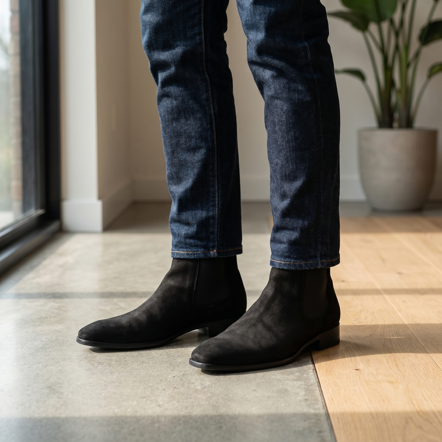Stivaletti Chelsea da Uomo in Pelle | Modello Slip-On | Comodi Stivaletti per Tutti i Giorni