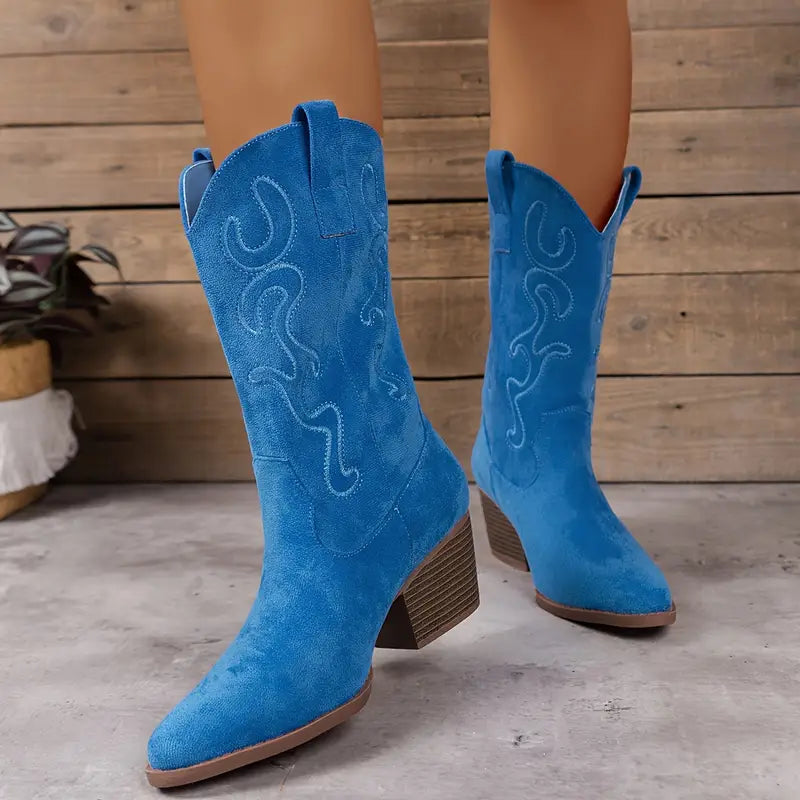 Stivaletti da cowboy da donna morbidi ed eleganti - Comodità e stile