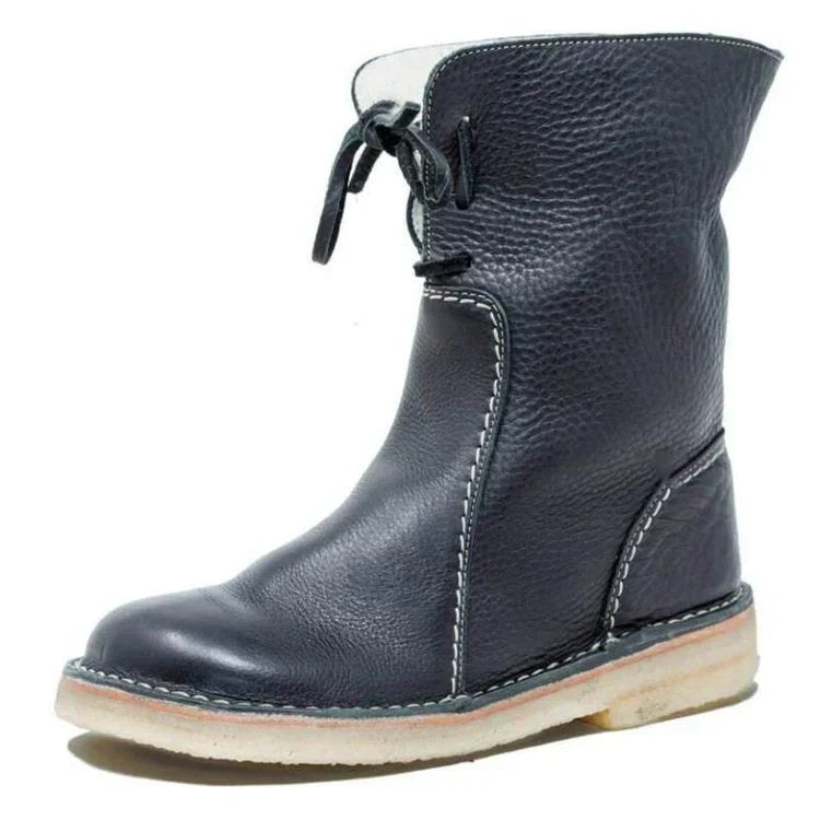 Stivaletti Impermeabili da Donna con Fodera in Lana per l'Inverno
