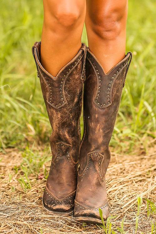 Stivali da cowboy in stile western