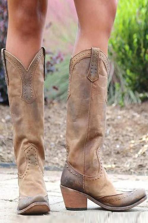 Stivali da cowboy in stile western