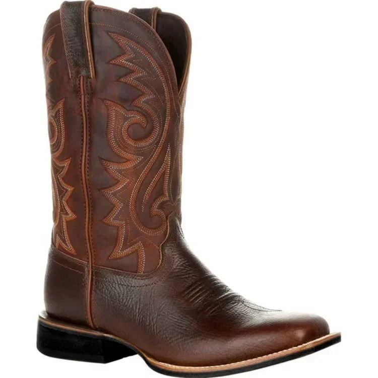 Stivali da cowboy in stile western in materiale resistente