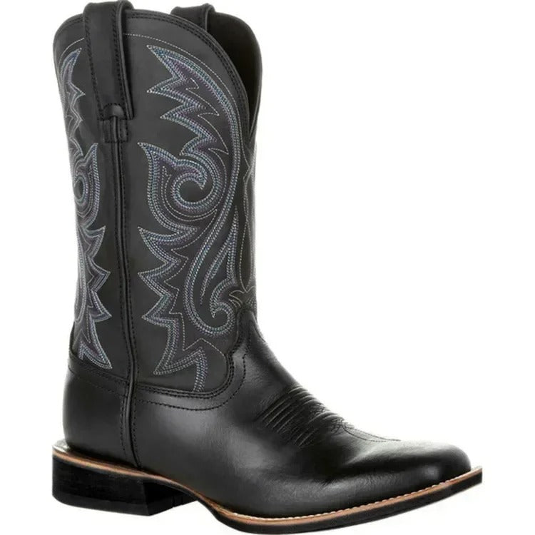 Stivali da cowboy in stile western in materiale resistente