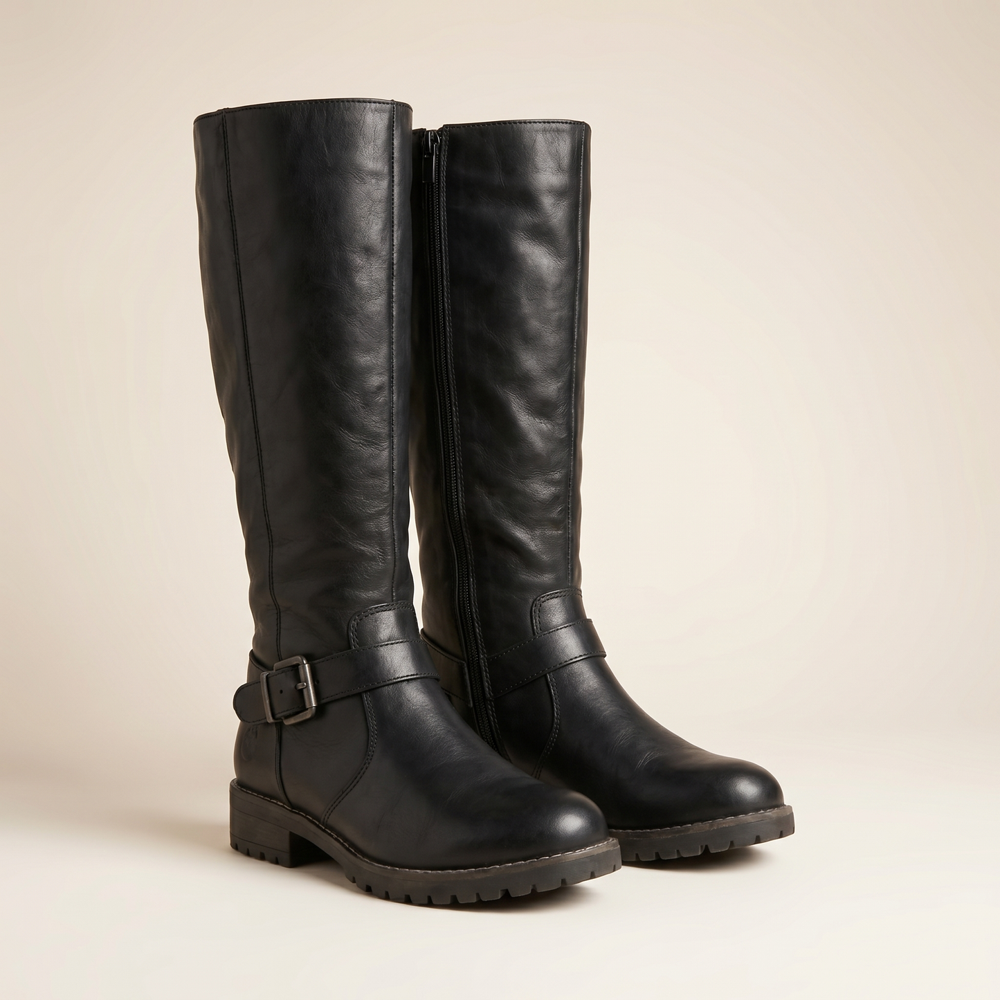 Stivali da Donna ad Altezza Ginocchio in Pelle PU | Scarpe Invernali Calde e di Supporto