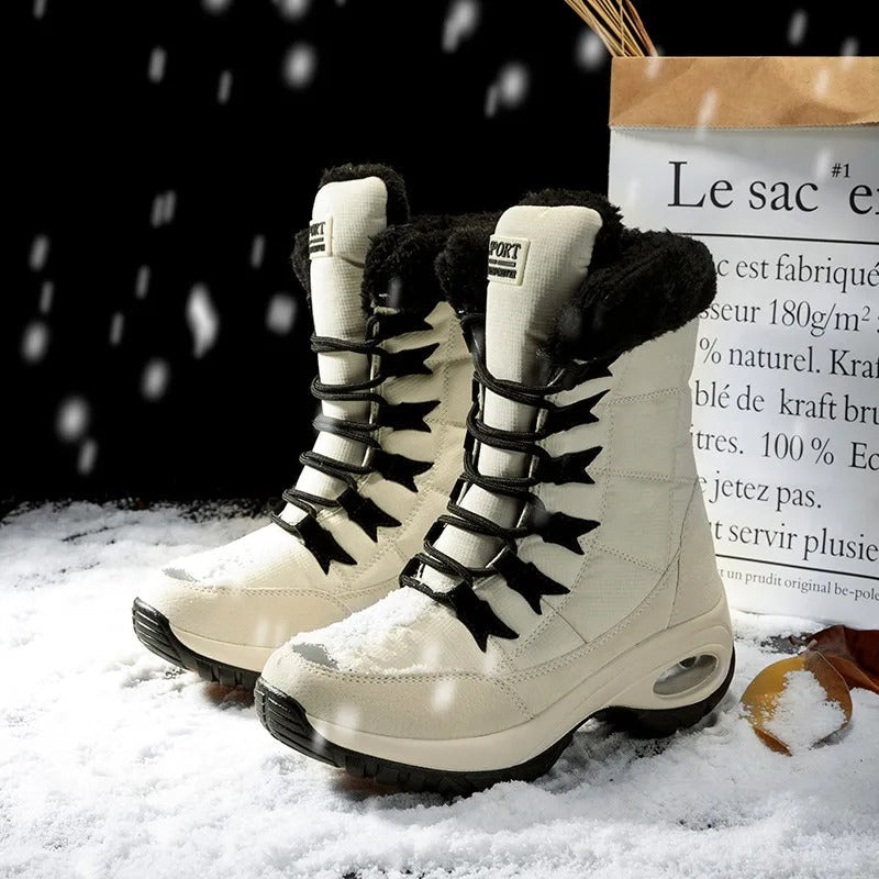 Stivali da Neve Impermeabili Mezza Gamba da Donna