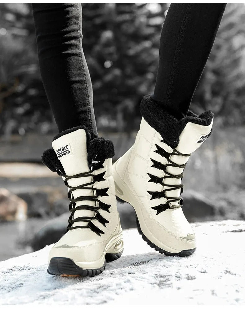 Stivali da Neve Impermeabili Mezza Gamba da Donna
