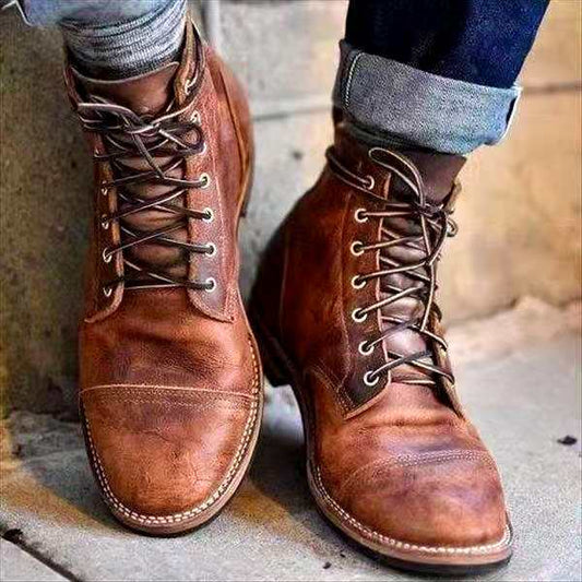 Stivali da uomo in stile vintage