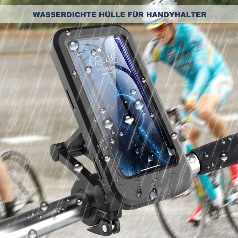 Supporto impermeabile da manubrio per bicicletta con powerbank da 15W