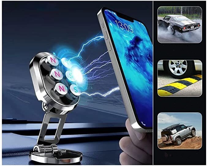 Supporto magnetico ergonomico per smartphone