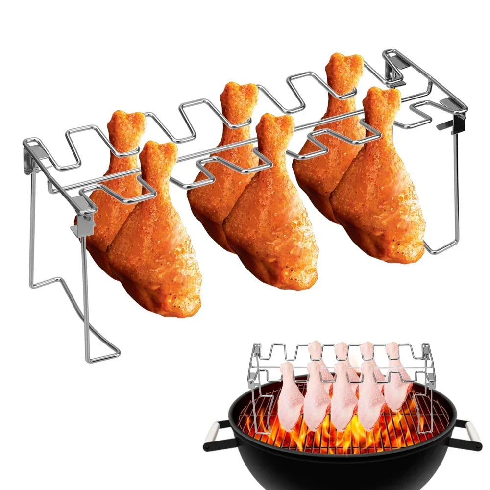 Supporto per cosce di pollo per barbecue