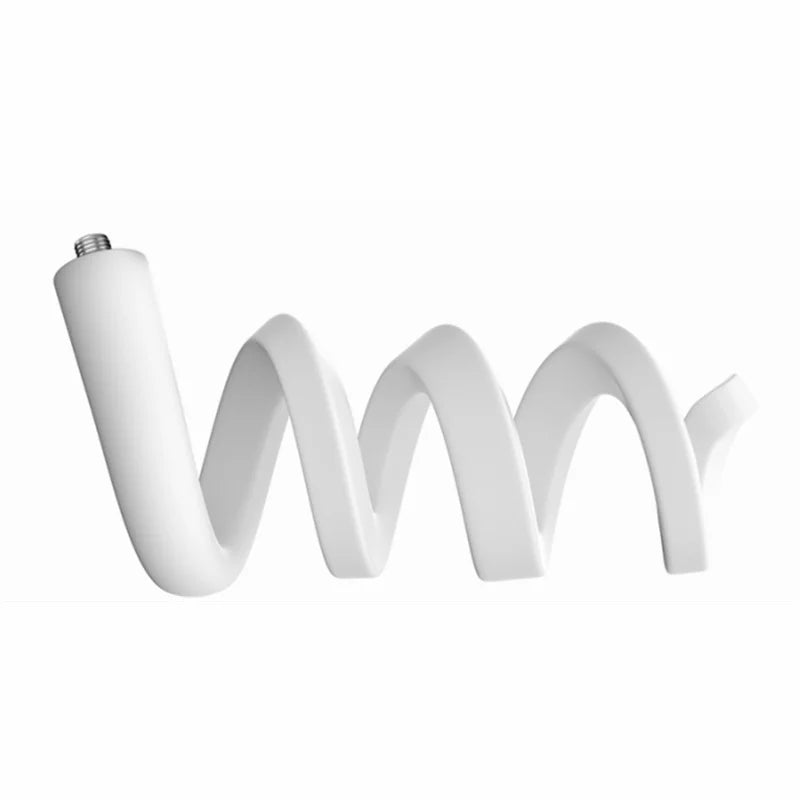 Supporto per Telecamera Baby Monitor | Supporto Flessibile Universale per Culla, Regolabile a 360°, Bianco