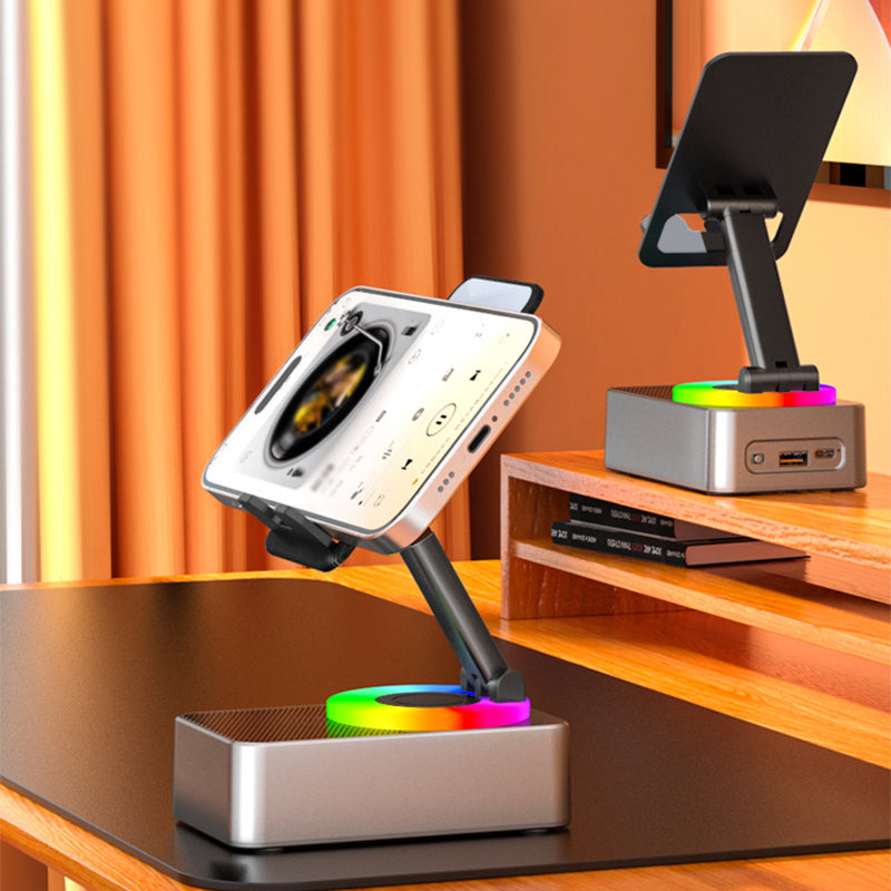 Supporto per telefono con altoparlante audio Bluetooth