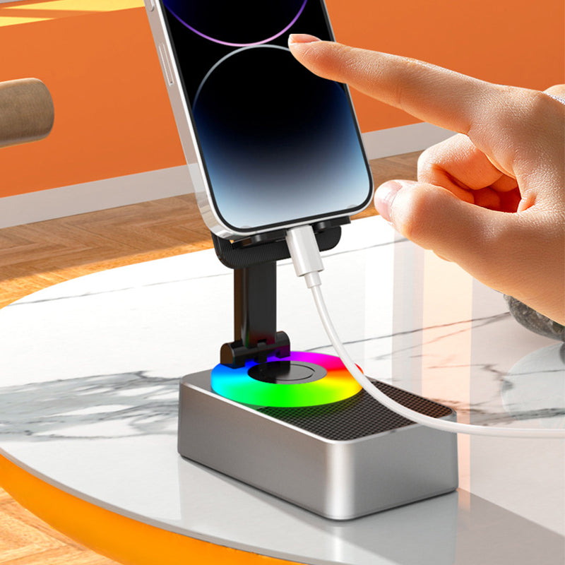 Supporto per telefono con altoparlante audio Bluetooth