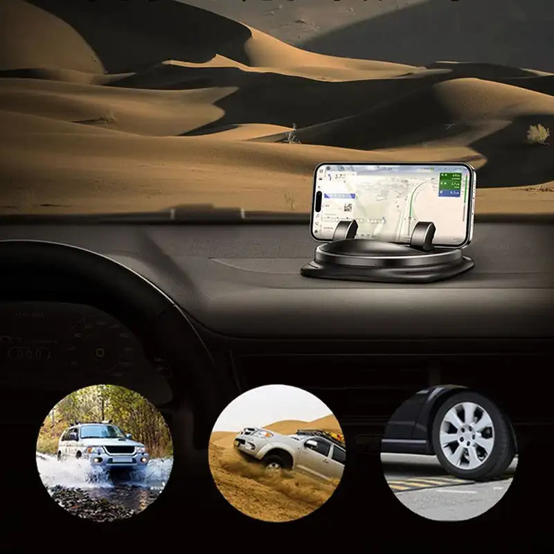 Supporto Universale da Auto per Telefono Girevole a 360°