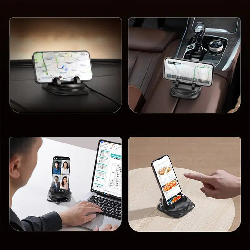 Supporto Universale da Auto per Telefono Girevole a 360°