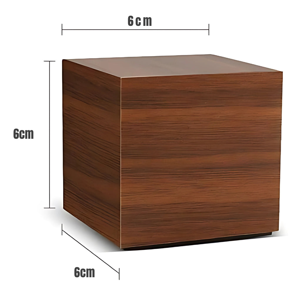 Sveglia digitale a LED a forma di cubo dal design moderno