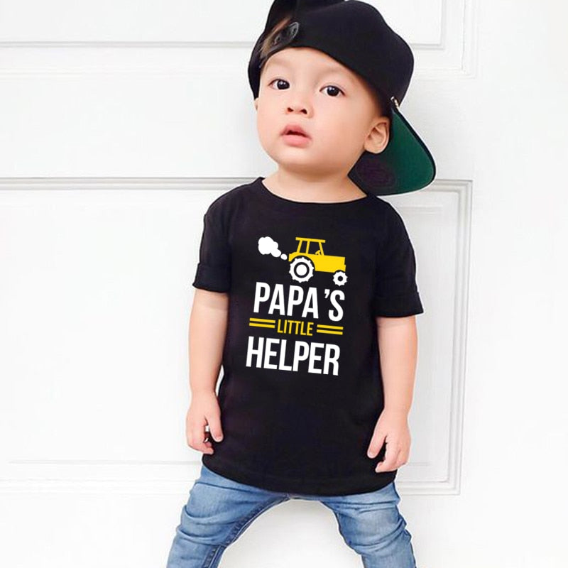 T-shirt abbinate padre e figlio - Magliette Papà & Piccolo Aiutante