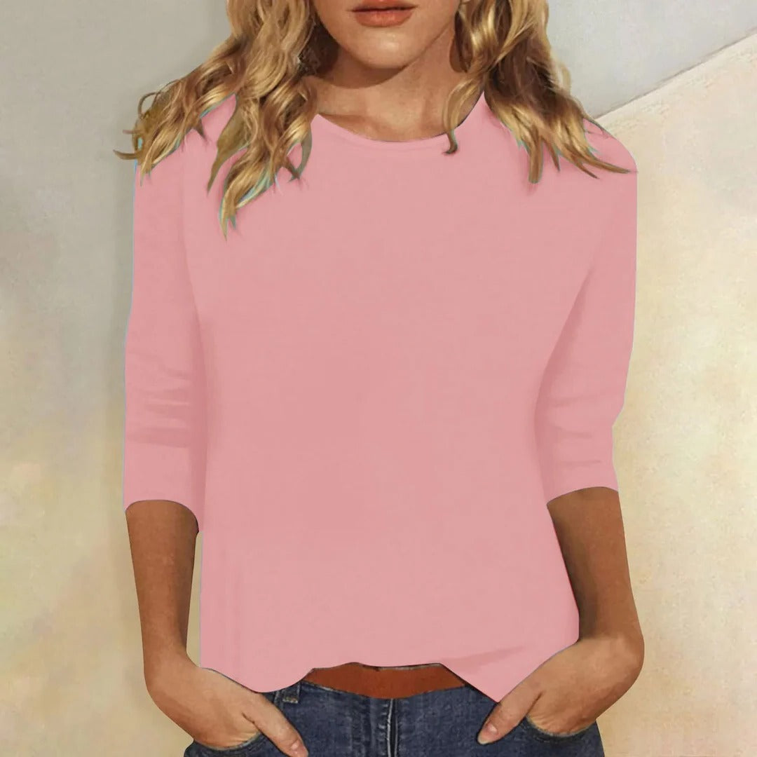 T-shirt da Donna con Maniche a 3/4