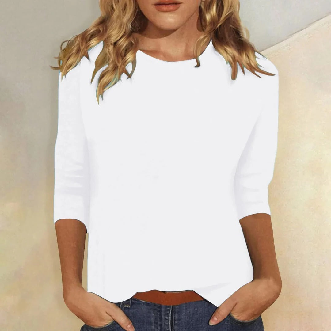T-shirt da Donna con Maniche a 3/4
